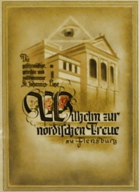 Urkunde Wilhelm zur nordischen Treue / Flensburg. Quelle: Freimaurer-Museum St. Michaelisdonn