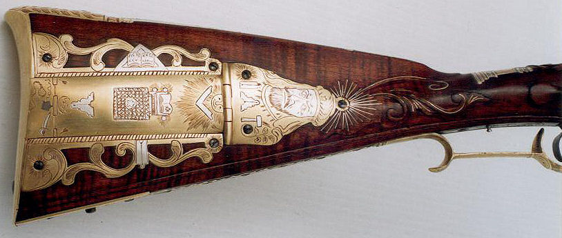 Masonic Inlaid Rifle