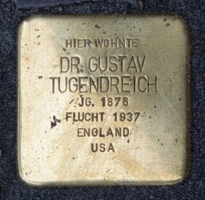 Stolperstein Reichsstr 104 (Westend) Gustav Tugendreich.jpg